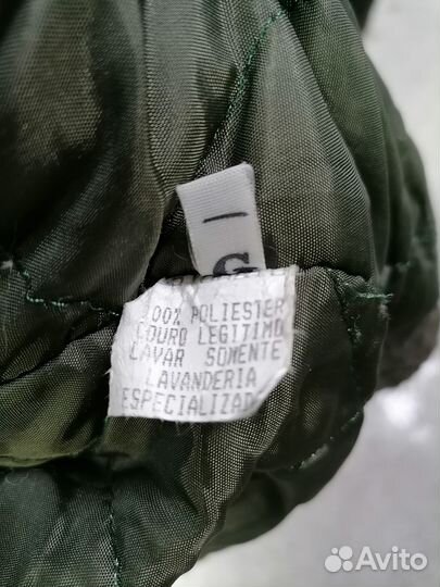 Бомбер кожаный пилот 2XL