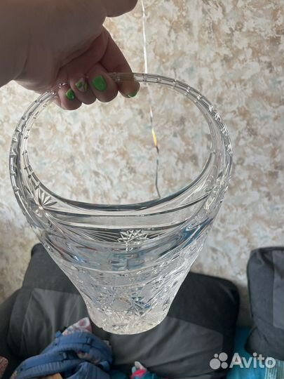 Хрустальная ваза