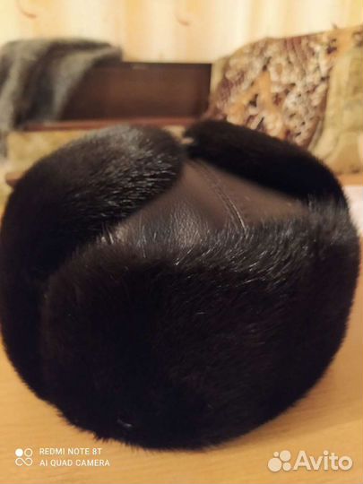 Норковая шапка мужская новая