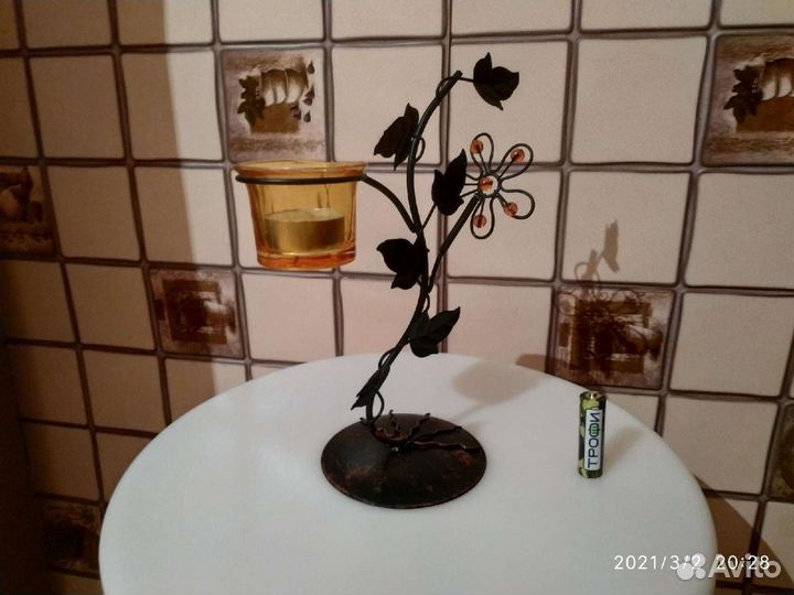 Подсвечник кованый