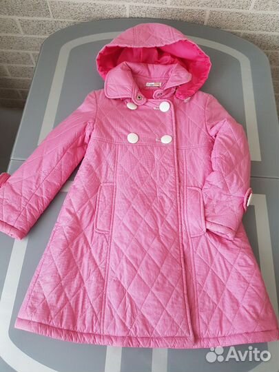 Демисезонное пальто для девочки 116