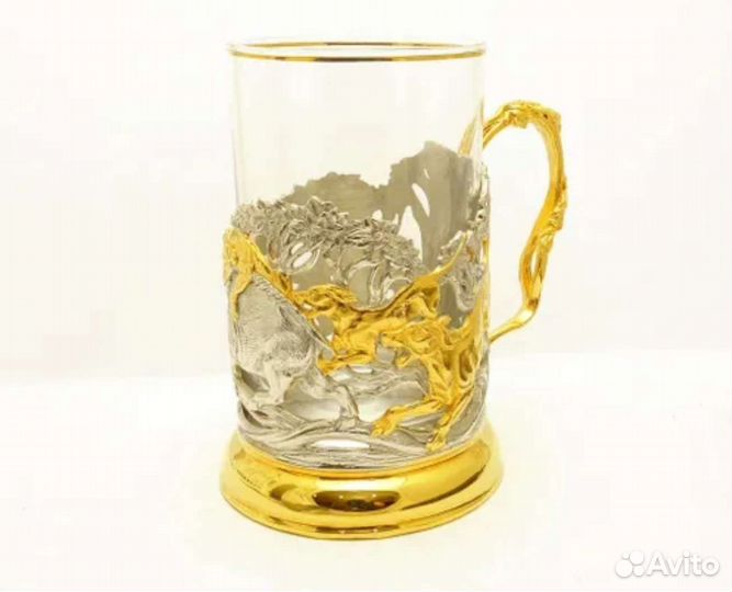 Подстаканник позолота 
