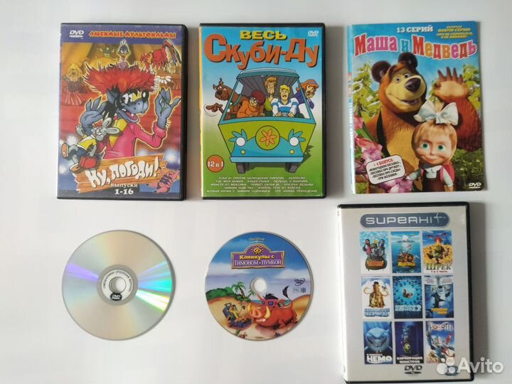 Диски CD и DVD музыка, фильмы