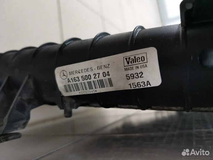 Радиатор Mercedes W163 ML 2.7D A1635002704