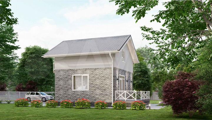 Дом 90 м² на участке 10 сот.