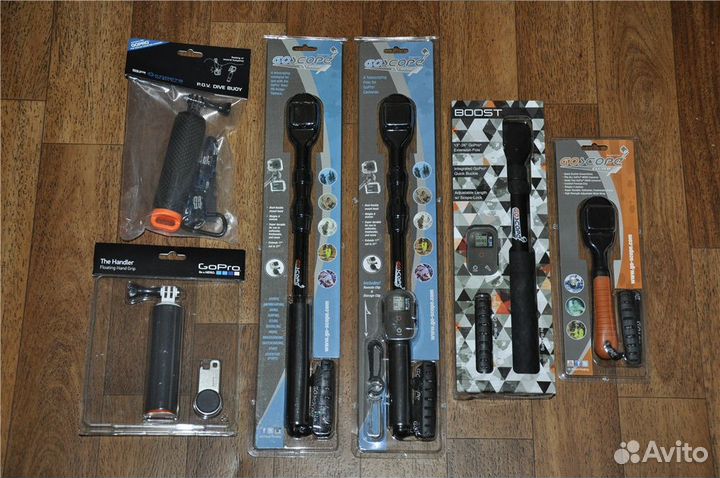 Моноподы, ручки, телескоп. палки для GoPro (новые)