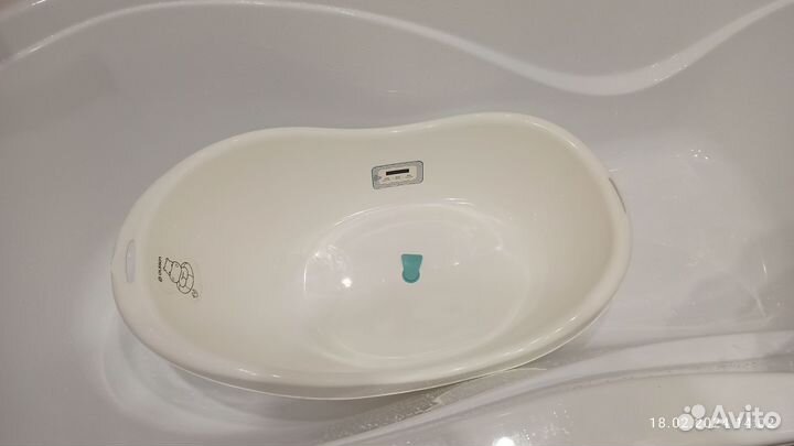 Ванночка для купания с термометром