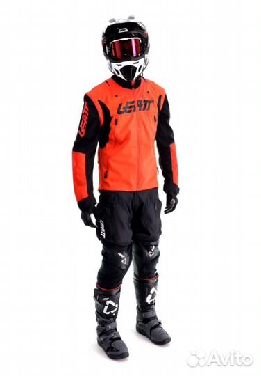 Мотоштаны Leatt Moto 4.5 HydraDri Pant V23 Красный