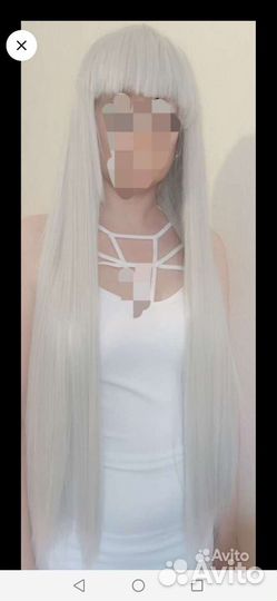 Парик пепельный