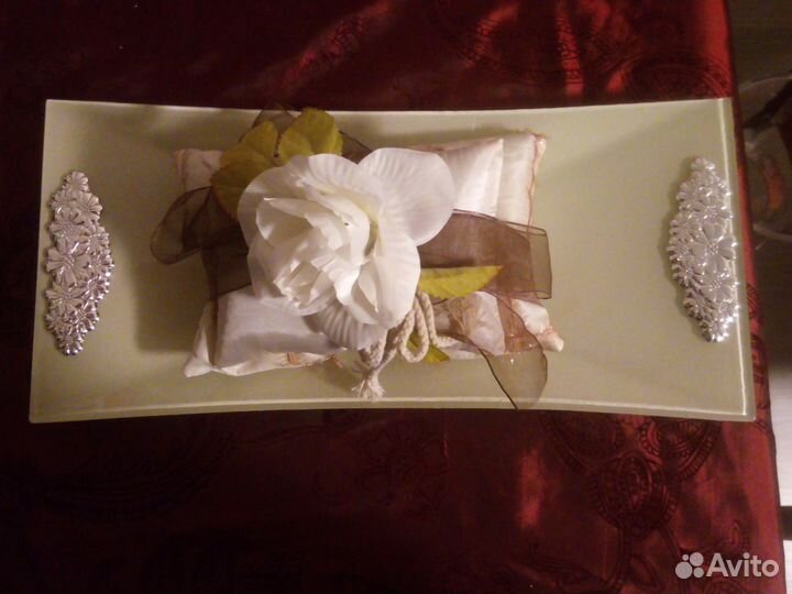 Блюдо- поднос с серебром. Италия