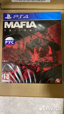 Игра для приставки ps4 Mafia trilogy