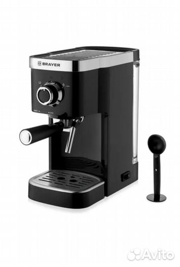 Кофеварка новая рожковая brayer BR1100