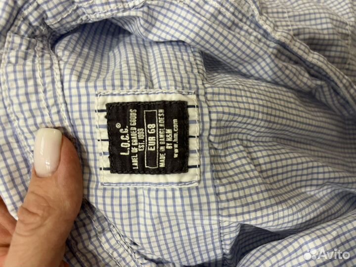 Рубашка zara для мальчика