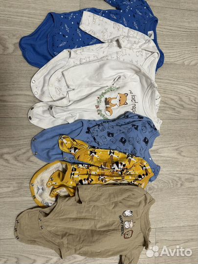 Вещи пакетом для новорожденного 56-68