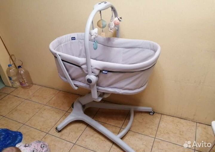 Детская люлька колыбель chicco 4в1