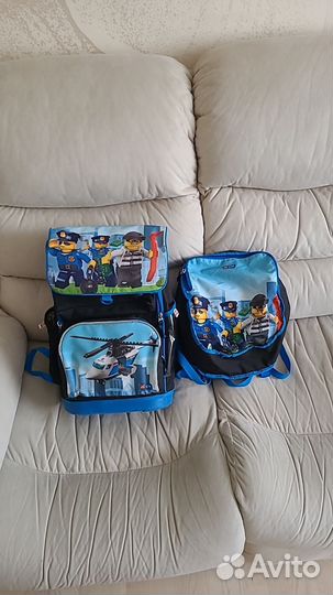 Рюкзак школьный для мальчика Lego city