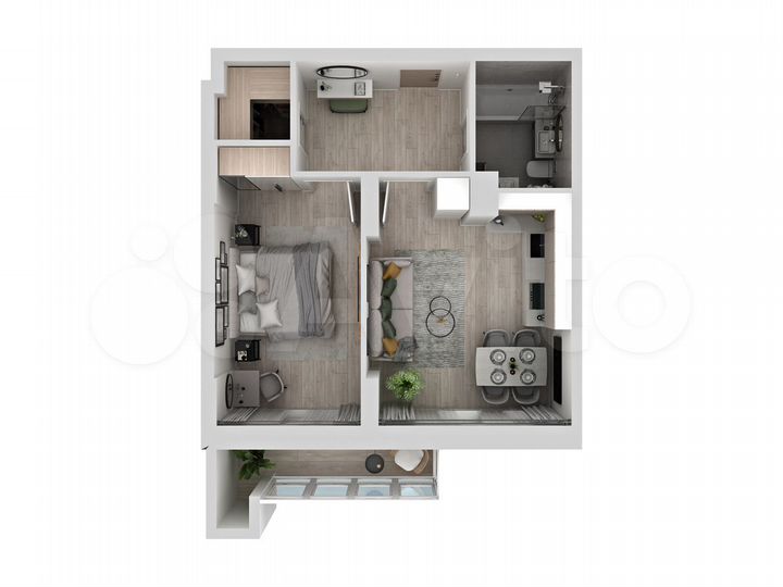 1-к. квартира, 43,8 м², 17/24 эт.