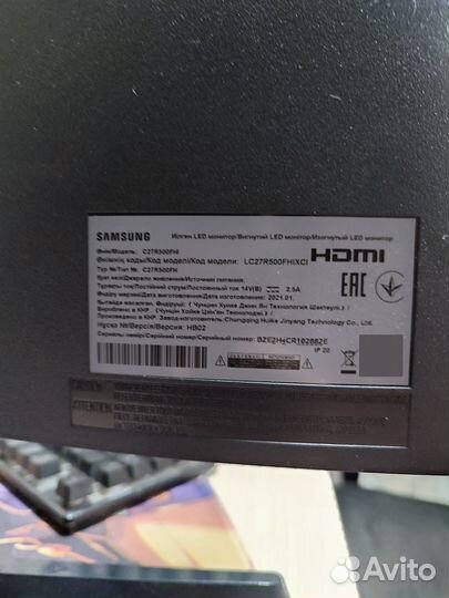 Монитор samsung 27 изогнутый