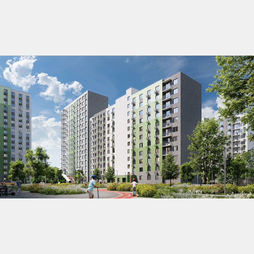 2-к. квартира, 49,3 м², 8/16 эт.