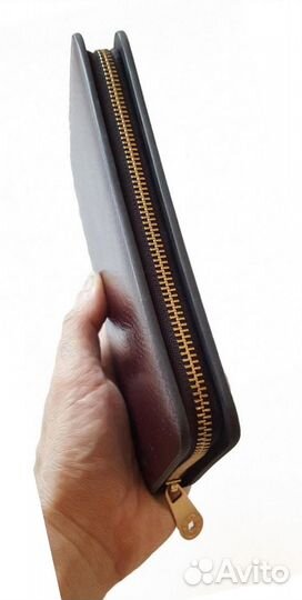 Кошелек MontBlanc с ремешком, Питон