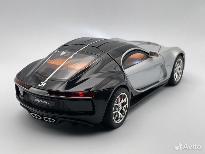 Модель автомобиля Bugatti Atlantic металл 1:24