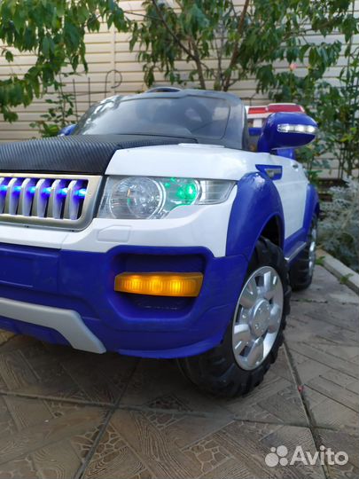 Электромобиль Jeep полиция для детей