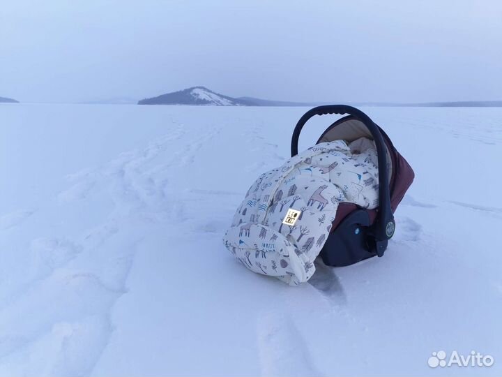 Зимний конверт в коляску leokid до 3хлет