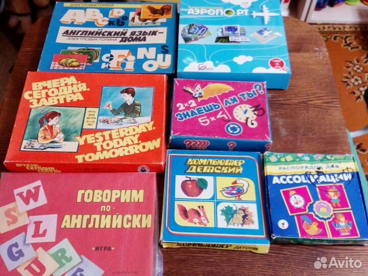 Детские настольные игры СССР