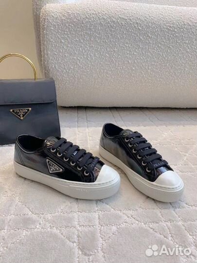 Женские кеды prada premium