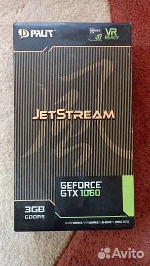 Видеокарта gtx 1060 3gb Palit Jetstream