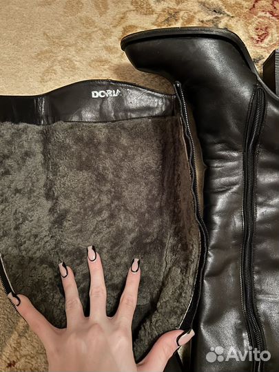 Сапоги женские натуральная кожа