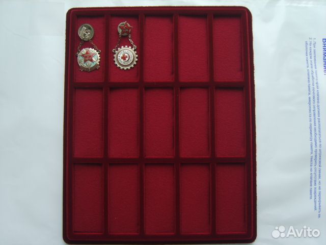 Планшет с Поролон. Вставками на 1яч-42ячейки