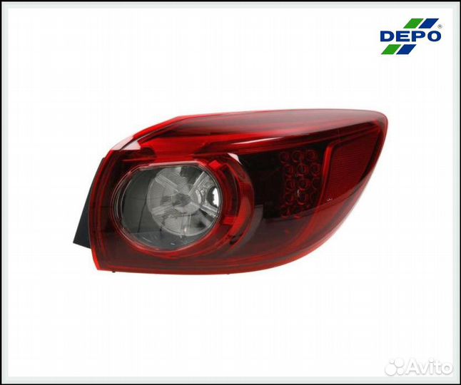 Фонарь задний правый внешний С LED (светодиоды) (хетчбэк) mazda 3 2013