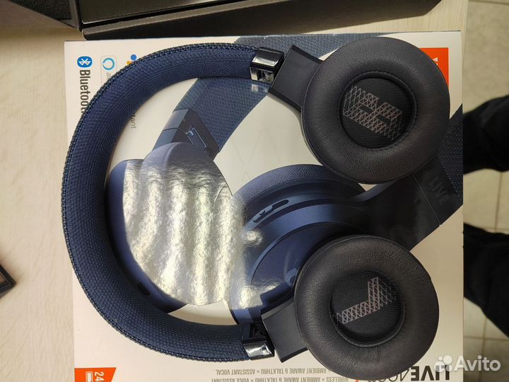 Наушники накладные Bluetooth JBL Live 400BT Blue