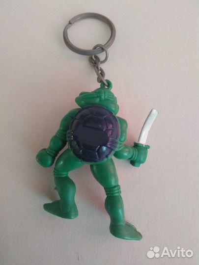 Брелок Черепашки Ниндзя,Леонардо.Брелки 90х годов