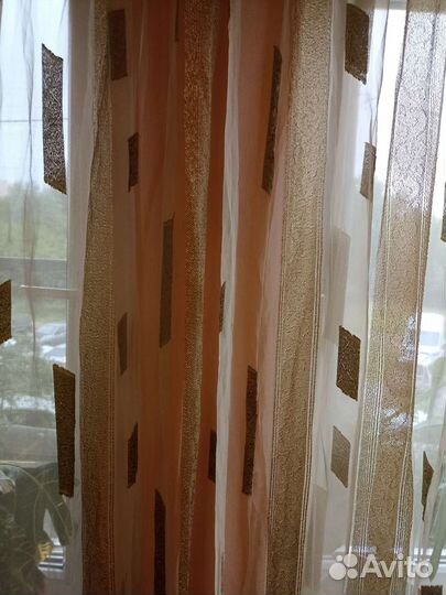 Ламбрекен с тюлью