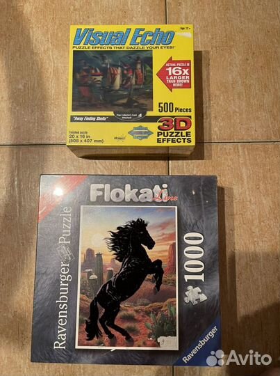 Пазлы 1000 деталей и 500