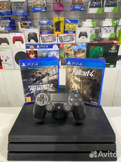 PS4 PRO + Tony Hawks Pro Skater + Fallout 4
