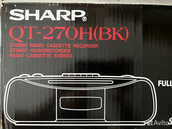 Магнитофон стерео Sharp QT-270H(BK)