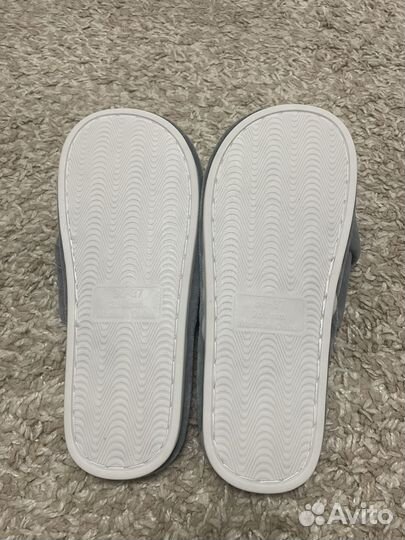 Тапки домашние женские,новые, цвет серый