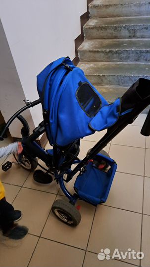 Велосипед коляска с ручкой