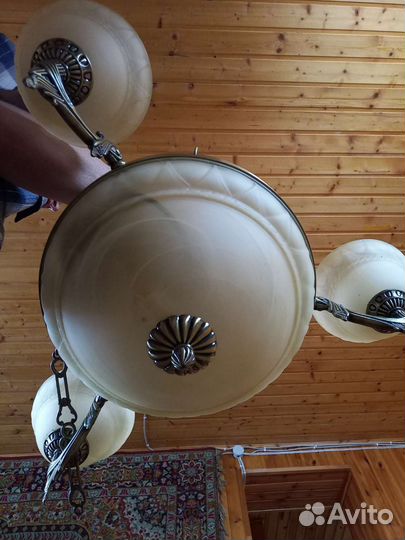 Люстра потолочная б у под старину