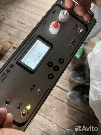 Демеркуризация. Замер паров ртути