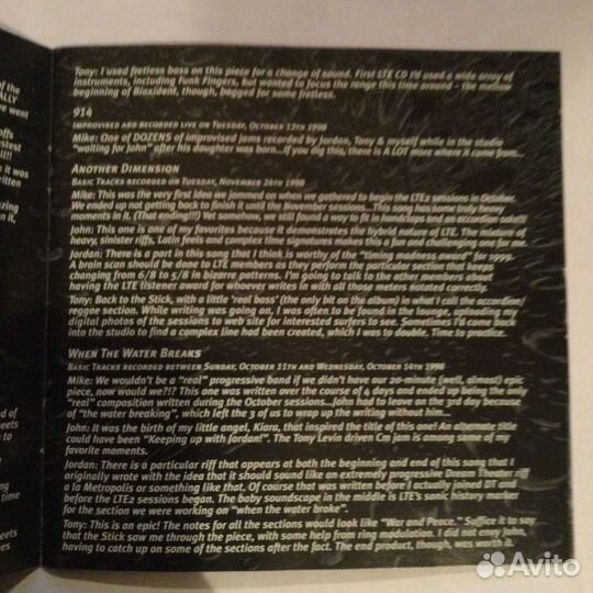 CD Liquid Tension Exp.-2, US,1999,1st press