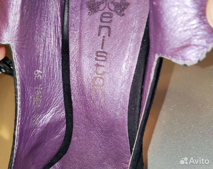 Туфли женские 39 размер замшевые