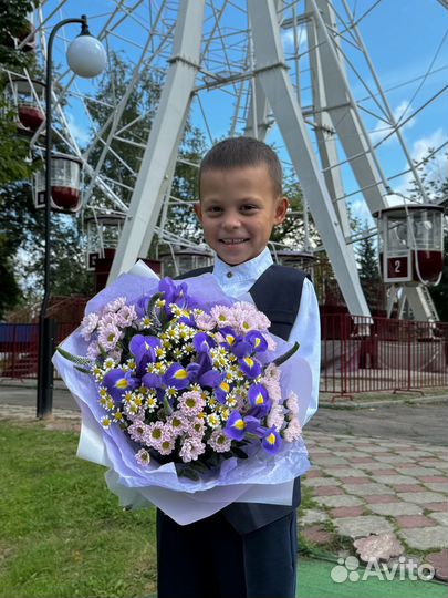 Живые цветы букеты / композиции / 1 сентября / опт