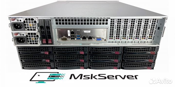 Сервер Supermicro 6048R 2x E5-2667v4 32Gb