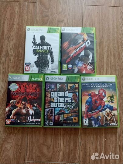 Диски на xbox 360