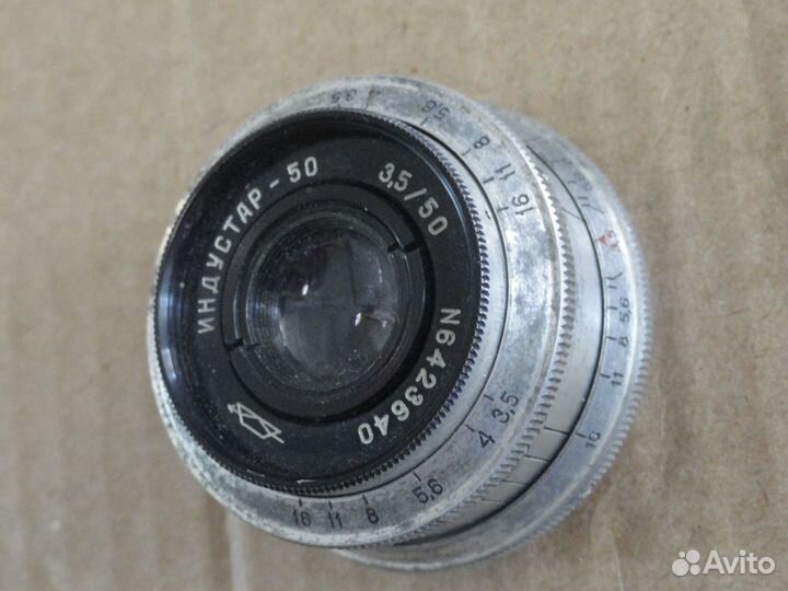 Индустар-50у 50mm 1980г.в. нпо Оптика F:3.5. 39мм