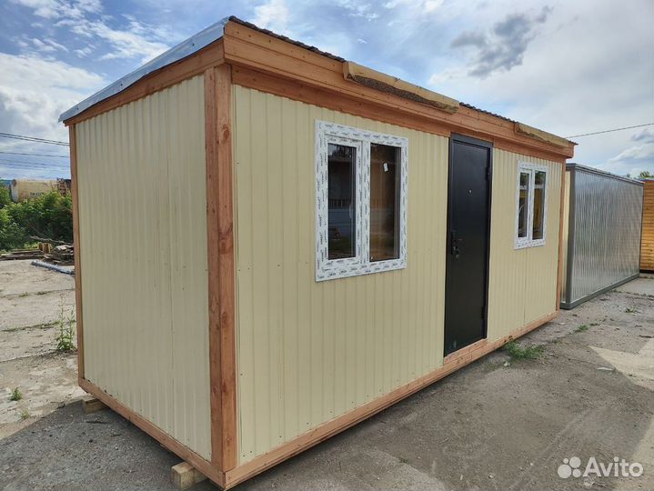 Вагончик 6*2,4м для строителей